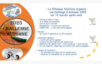 2025 Challenge d'Automne